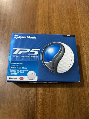 TaylorMade TP5 Blue and White Golf Ball Box